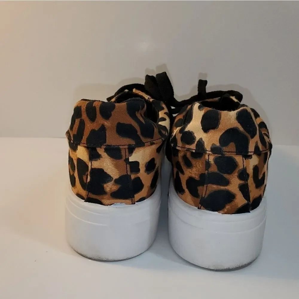 Leopard Print Sneakers - Picture 3 of 8